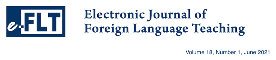 Electronic Journal of Foreign Language Teaching – published by the NUS ...